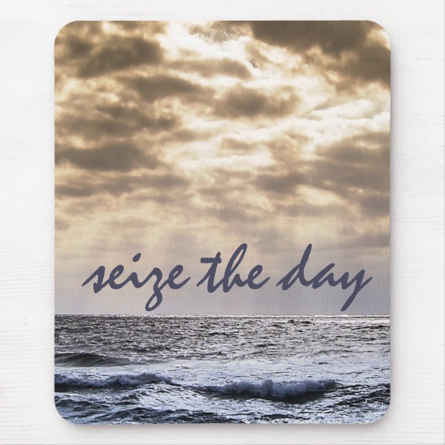 Seize The Day - Inspirational - Mouse Pad (Front)