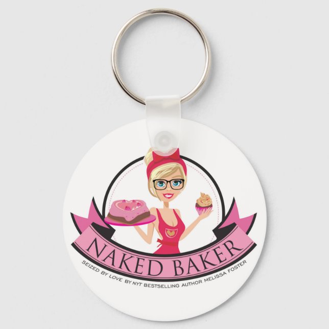 Seized by Love Baker Keychain (Front)