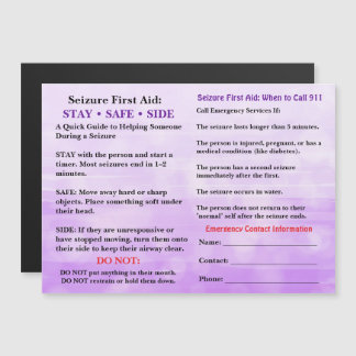 Seizure First Aid | Medical Alert