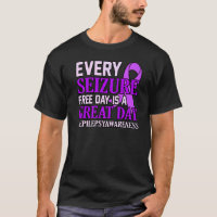 Seizure Free Day Epilepsy Awareness Purple Ribbon