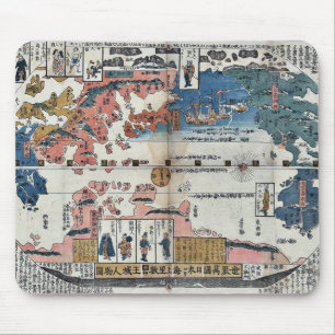 Sekai bankoku nihon yori kaijorisu ojo jinbutsu mouse pad