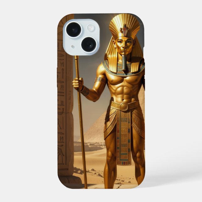 Sekhmet – Lion-Headed War Goddess´1 iPhone 15 Case (Back)