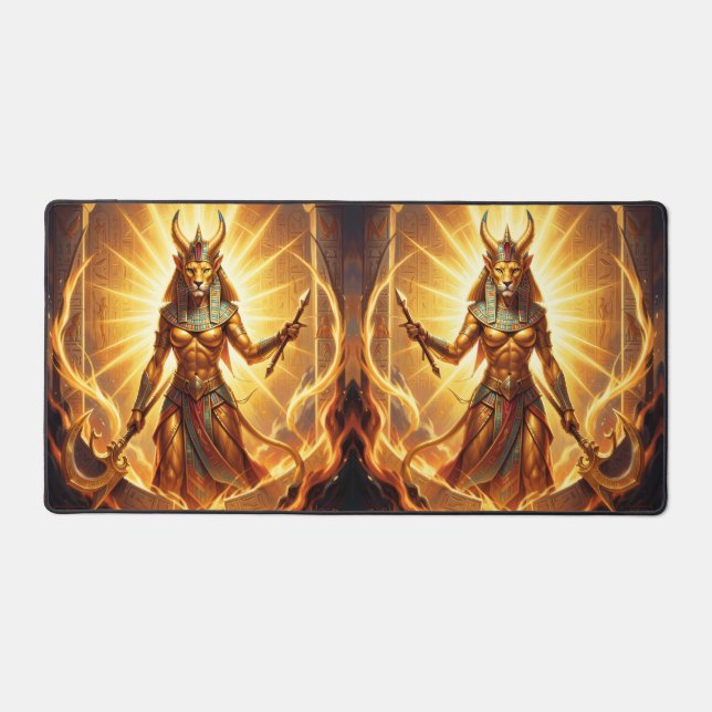 Sekhmet – Lion-Headed War Goddess´4 Desk Mat (Front)