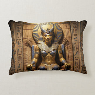 Sekhmet – Lion-Headed War Goddess Decorative Cushion