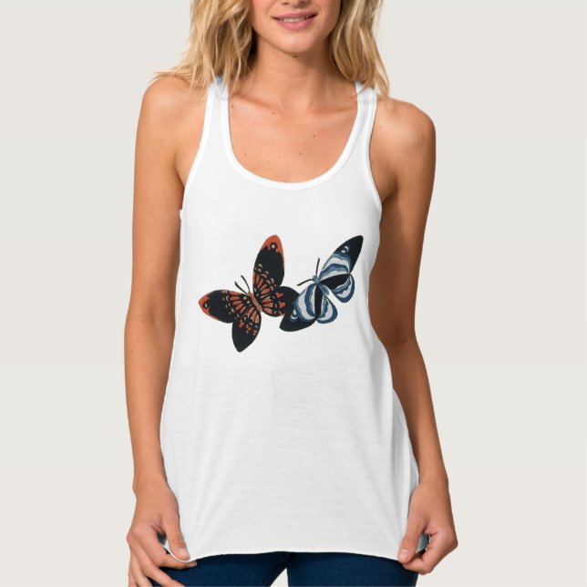 Sekka Butterflies Singlet (Front)