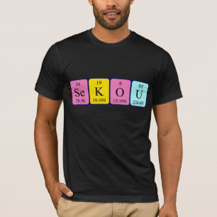 Sekou periodic table name shirt