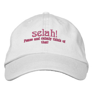 Selah! Embroidered Hat