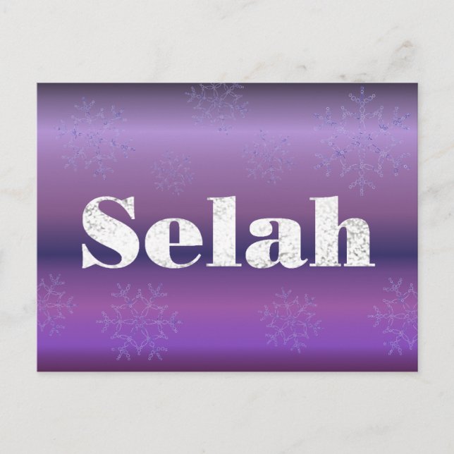 Selah Holiday Postcard (Front)