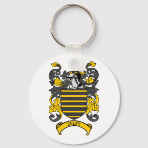 SELBY Coat of Arms Key Ring