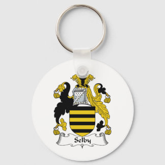 Selby Family Crest Key Ring