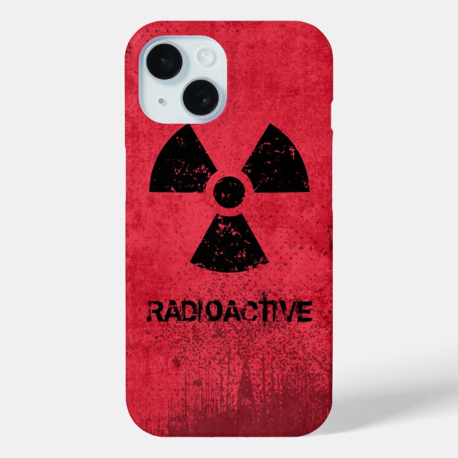 Select-A-Colour Radioactive Grunge Case-Mate iPhone Case (Back)