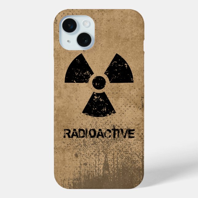Select-A-Colour Radioactive Grunge Case-Mate iPhone Case (Back)