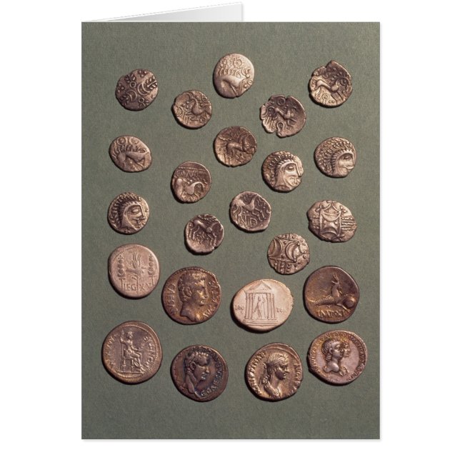 Selection Celtic and Roman  coins found (Front)