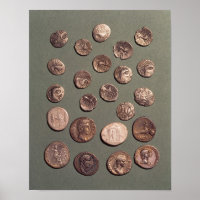 Selection Celtic and Roman coins found
