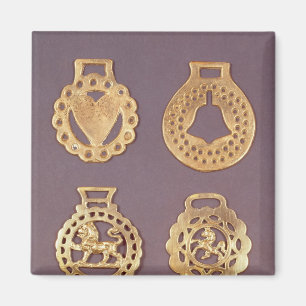 Selection of horse brasses magnet
