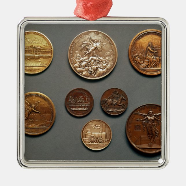 Selection of medals metal tree decoration (Front)