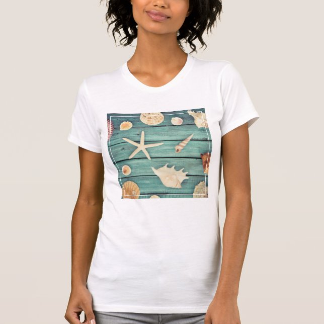 Selection Of Seashells T-Shirt (Front)