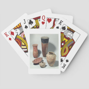 Selection of vases, Naqada I/II Period, 4000-3100 Playing Cards