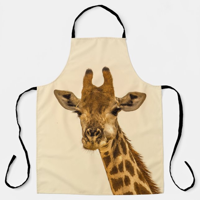 SELECTIVE FOCUS PHOTOGRAPHY OF GIRAFFE APRON (Front)