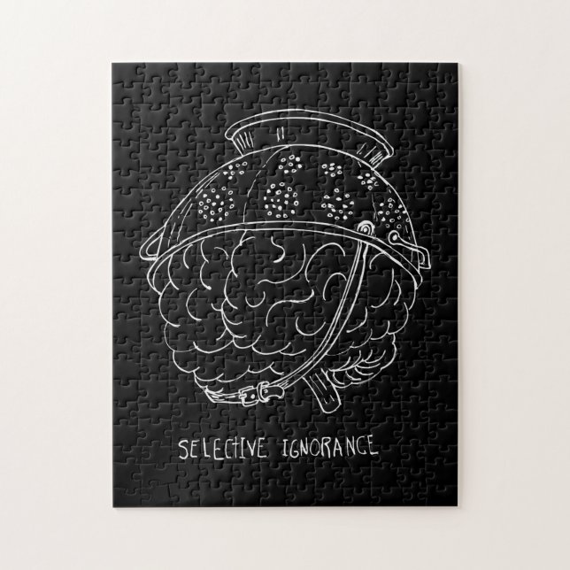 Selective Ignorance Jigsaw Puzzle (Vertical)