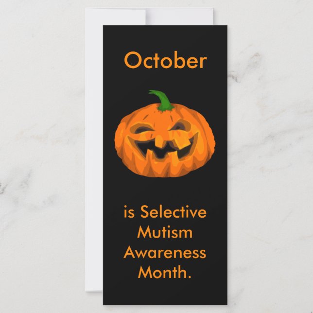 Selective Mutism Awareness Month (Front)
