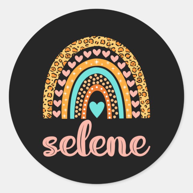 Selene Classic Round Sticker (Front)