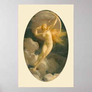 Selene, Goddess of the Moon   Jules Machard Poster