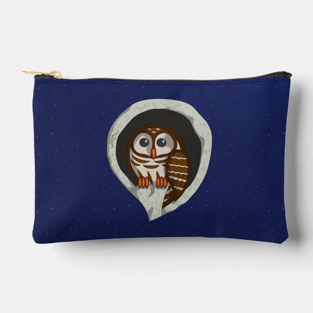 Selene the Owl Accessory Pouch (Front)