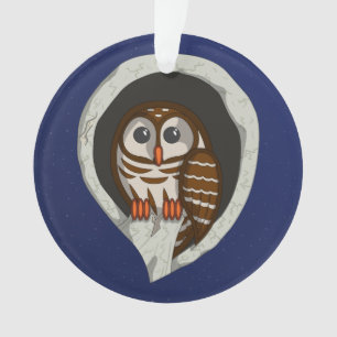 Selene the Owl Acrylic Ornament