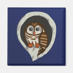 Selene the Owl Magnet