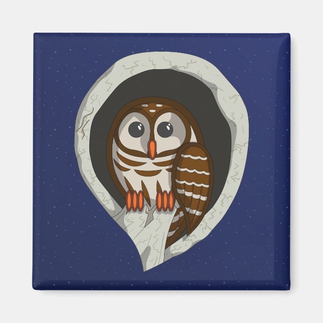 Selene the Owl Magnet (Front)