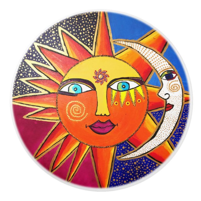 Selenelion Ceramic Knob (Front)