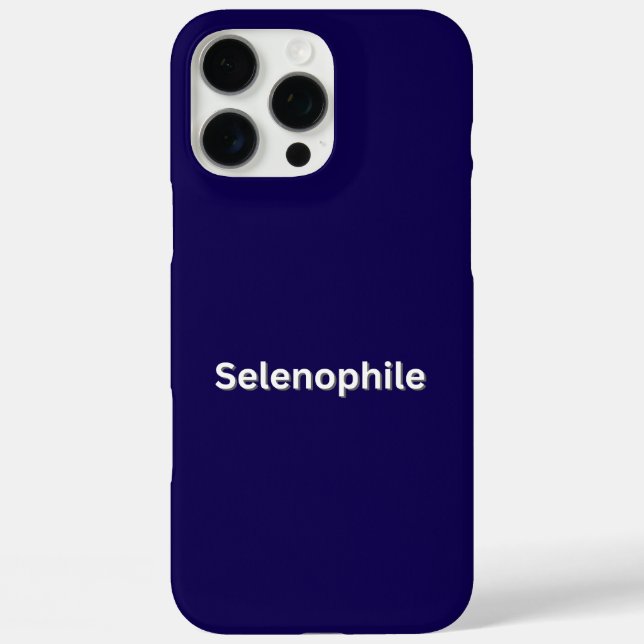 Selenophile Moon Lover Case-Mate iPhone Case (Back)