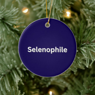 Selenophile Moon Lover Ceramic Tree Decoration