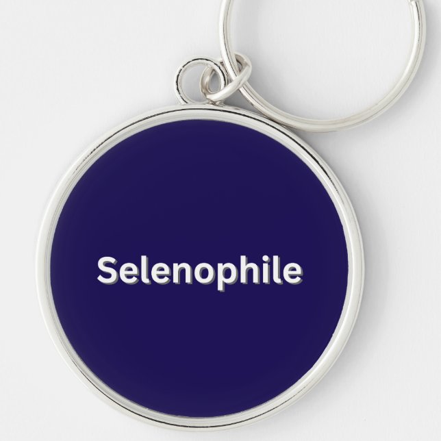 Selenophile Moon Lover Key Ring (Front)