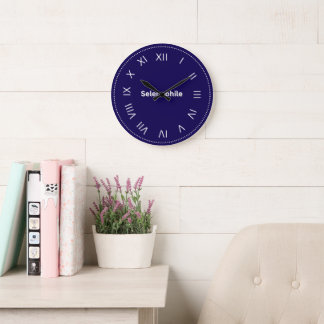 Selenophile Moon Lover Large Clock