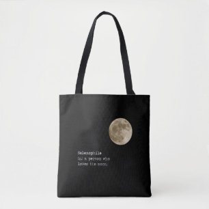 Selenophine Full Moon Love Tote Bag
