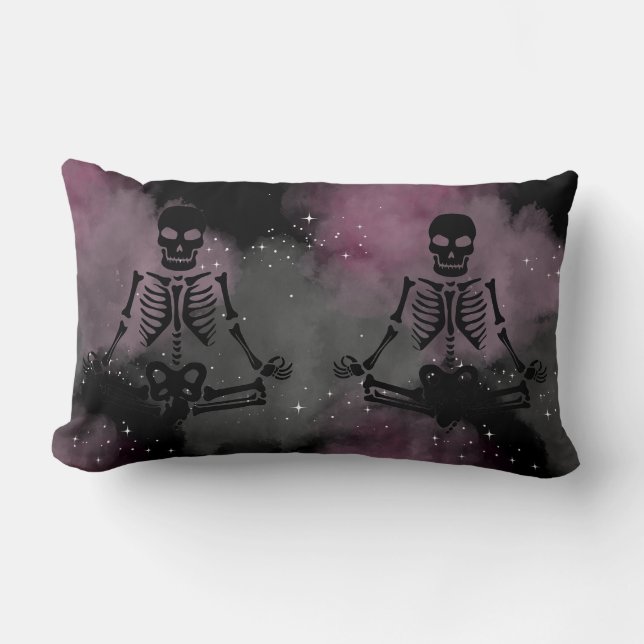 Seleton meditation lumbar cushion (Front)