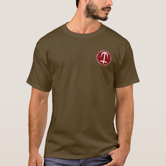 Seleucid Empire Maroon & White Seal Shirt (Front)