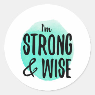 self acceptance inspirational affirmations classic round sticker