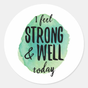 self acceptance inspirational words classic round sticker