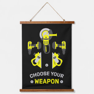 Self-Build DIY Man Hanging Tapestry