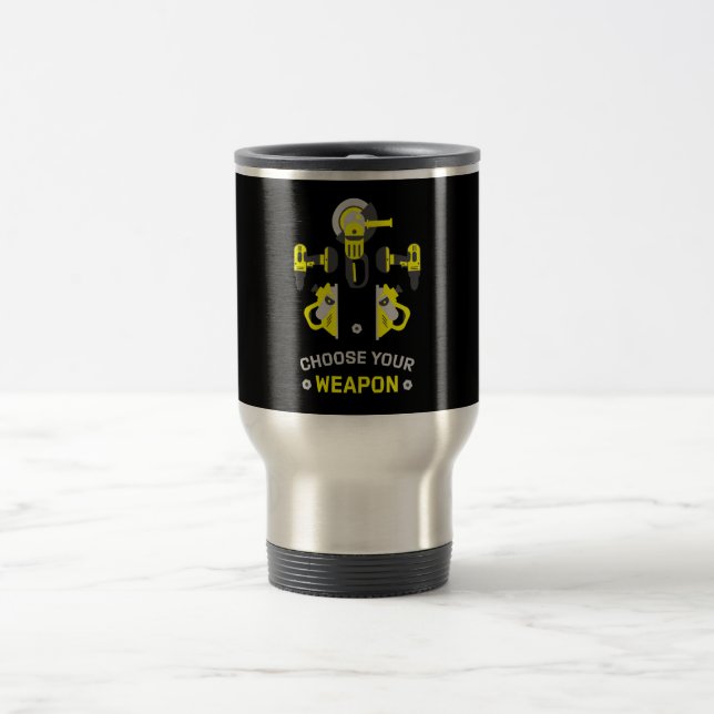 Self-Build DIY Man Travel Mug (Center)