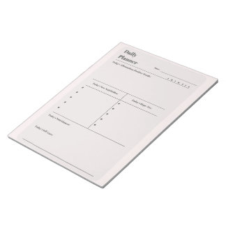 Self Care Daily Planner/To Do List Notepad