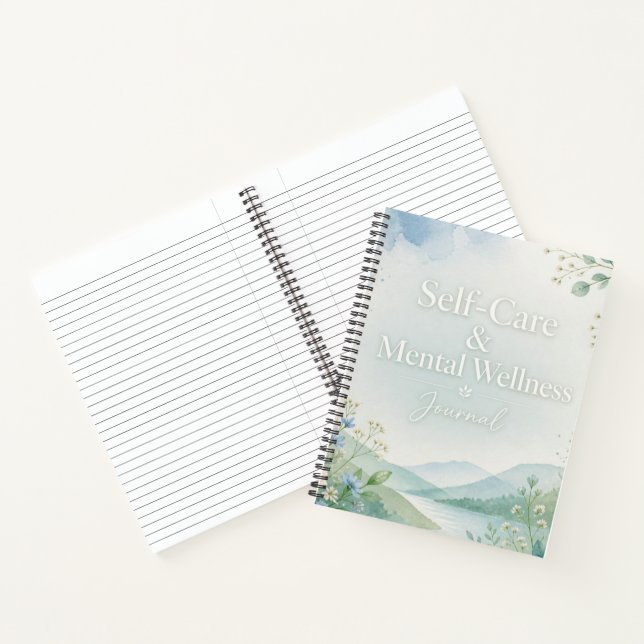 Self-Care & Mental Wellness Journal (Inside)