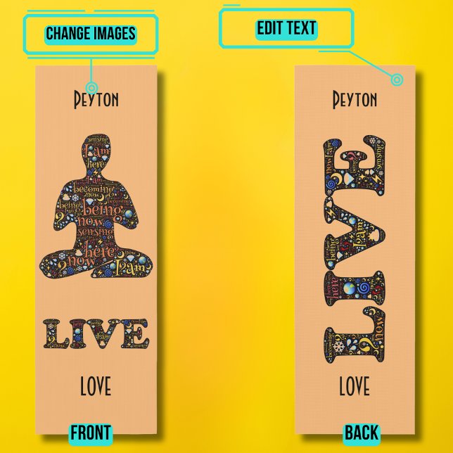 Self Care Mindfulness Yoga Mat (Please enjoy our design and see the others in the collection.)