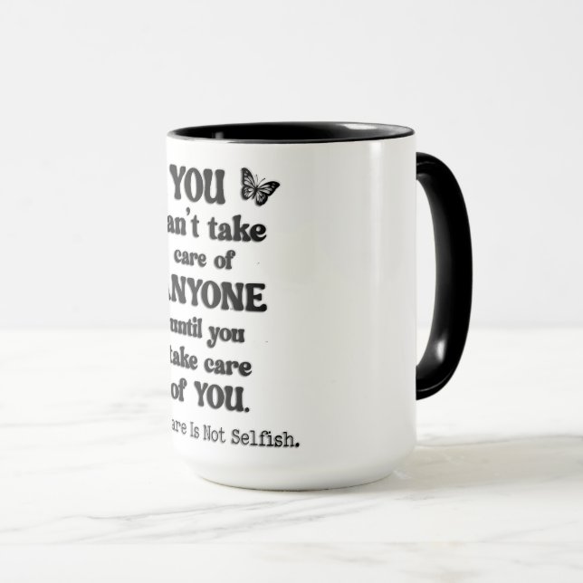 Self Care Mug (Front Right)