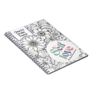 Self Care Notebook | Brain Dump, Anxiety Reduction