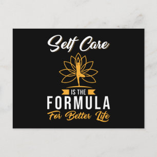 Self Care Saying Women Formula Postcard