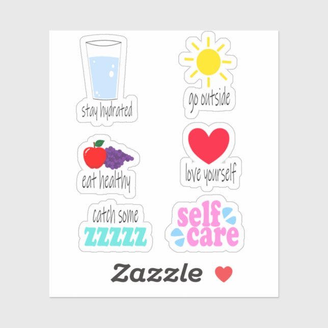 Self Care Sticker Set (Sheet)